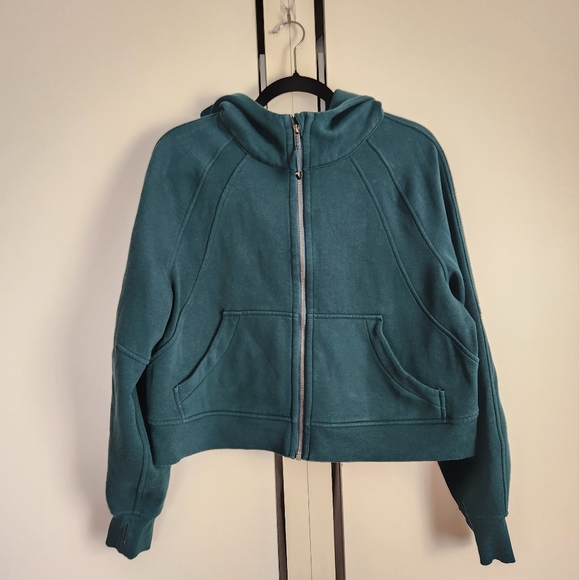 Lululemon Scuba Full Zip Oversized Hoodie in Green Jasper size M/L - Picture 8 of 17